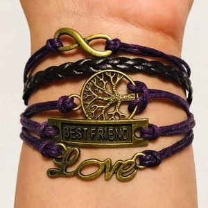 Best Friend Leather Bracelet